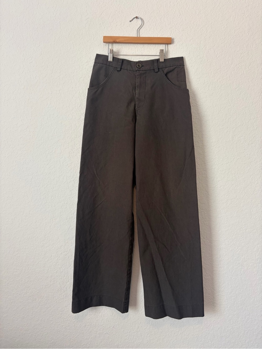 Stokx Vintage Classic Men's Wide-Leg Workwear Trousers - Grey